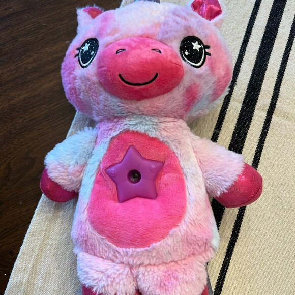 Star Belly Dream Lites Shimmering Rainbow Unicorn Stuffed Plush Night Light Up - Picture 1 of 3